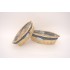 Set 2 cosuri ovale, dimensiuni diferite, culoare albastru, B.S.P. / SL1308-2