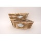 Set 2 cosuri ovale, dimensiuni diferite, culoare crem, B.S.P. / SL1308-1