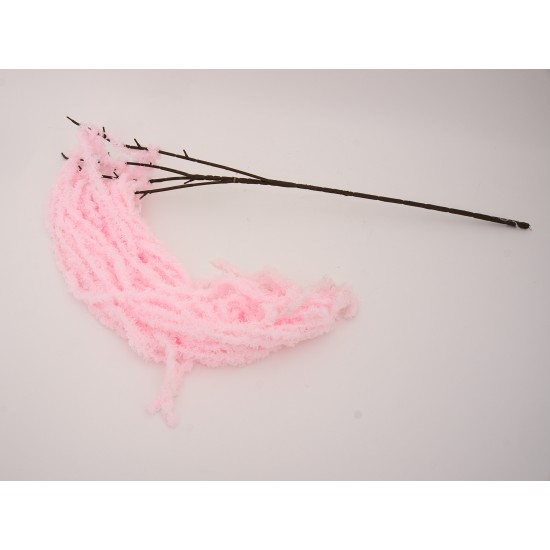 Fir salcie artificiala, culoare alb, H 100 cm, B.S.P. / SL1335-2