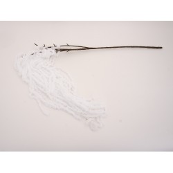 Fir salcie artificiala, culoare alb, H 100 cm, B.S.P. / SL1335-1