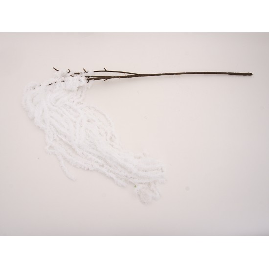Fir salcie artificiala, culoare alb, H 100 cm, B.S.P. / SL1335-1