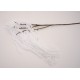 Fir salcie artificiala, culoare alb, H 100 cm, B.S.P. / SL1335-1