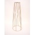 Suport metal pentru aranjamente florale, culoare auriu, H 66 cm, B.S.P. / SL1375