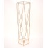 Suport metal pentru aranjamente florale, culoare auriu, H 75 cm, B.S.P. / SL1377
