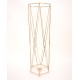 Suport metal pentru aranjamente florale, culoare auriu, H 75 cm, B.S.P. / SL1377