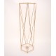 Suport metal pentru aranjamente florale, culoare auriu, H 75 cm, B.S.P. / SL1377