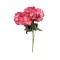 Hortensie artificiala, 6 capete, culoare roz, H 50 cm / SL1400_3