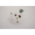 Buchet 9 margarete, culoare alb, H 38 cm, B.S.P. / SL1402