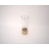 Vaza din plastic cu suport de lemn, 30x10 cm, B.S.P. / SL1451