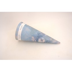 Set 10 cornete pentru aranjamente florale, culoare bleu, H 30 cm, B.S.P. / SL1459-1
