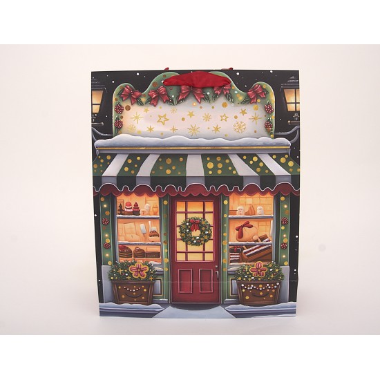 Set 12 pungi pentru craciun, 26X10X32 cm, B.S.P. SL1536