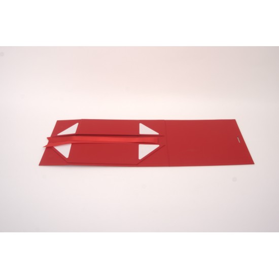 Cutie pentru cadouri, culoare rosu, 20x18.5x8 cm, B.S.P. / SL1559-3
