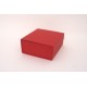 Cutie pentru cadouri, culoare rosu, 20x18.5x8 cm, B.S.P. / SL1559-3