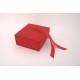 Cutie pentru cadouri, culoare rosu, 20x18.5x8 cm, B.S.P. / SL1559-3