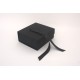 Cutie pentru cadouri, culoare negru, 20x18.5x8 cm, B.S.P. / SL1559-2