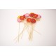 Set 12 bete pentru flori, H 35 cm, B.S.P. / SL1575