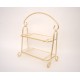 Suport candy-bar, culoare auriu, 44X35X15 cm, SL 1606