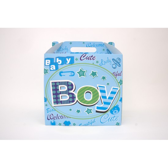 Cadou Bebelus/Nou-Nascut, Bleu, 28X28X26 cm, B.S.P. SL161-1