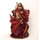 Figurina familia Bethlehem, culoare grena, 30X20 cm, B.S.P. / SL1669