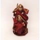 Figurina familia Bethlehem, culoare grena, 30X20 cm, B.S.P. / SL1669