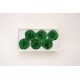 Set 6 trandafiri criogenati, culoare verde, Ø5-6 cm, B.S.P. / SL1685-6