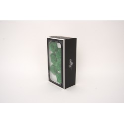 Set 6 trandafiri criogenati, culoare verde, Ø5-6 cm, B.S.P. / SL1685-6