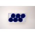  Set 6 trandafiri criogenati, culoare albastru, Ø5-6 cm, B.S.P. / SL1685-1