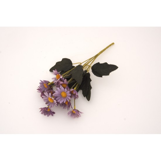 Buchet flori artificial, culoare mov, H 30 cm, B.S.P. / SL175-2