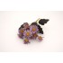 Buchet flori artificial, culoare mov, H 30 cm, B.S.P. / SL175-2