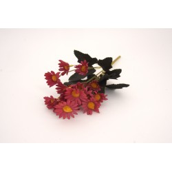 Buchet flori artificiale, culoare rosu, H 30 cm, B.S.P. / SL175-4