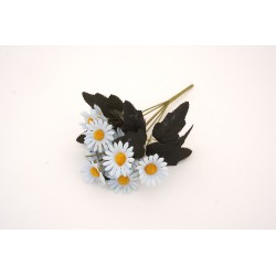 Buchet flori artificial, culoare bleu, H 30 cm, B.S.P. / SL175-1
