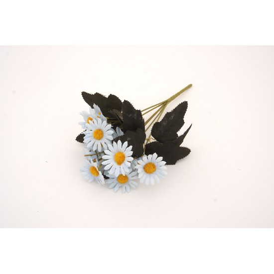 Buchet flori artificial, culoare bleu, H 30 cm, B.S.P. / SL175-1