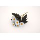 Buchet flori artificial, culoare bleu, H 30 cm, B.S.P. / SL175-1