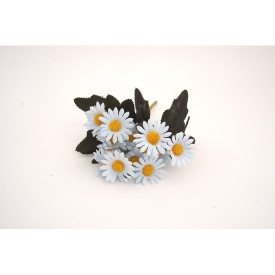 Buchet flori artificial, culoare bleu, H 30 cm, B.S.P. / SL175-1