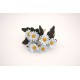 Buchet flori artificial, culoare bleu, H 30 cm, B.S.P. / SL175-1