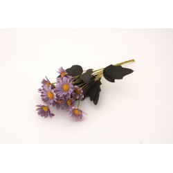 Buchet flori artificial, culoare mov, H 30 cm, B.S.P. / SL175-2