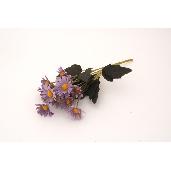 Buchet flori artificial, culoare mov, H 30 cm, B.S.P. / SL175-2