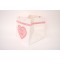 Set 2 pungi pentru flori, culoare alb, 25x25x25 cm, B.S.P. / SL1777-1