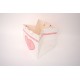Set 2 pungi pentru flori, culoare alb, 25x25x25 cm, B.S.P. / SL1777-1