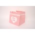 Set 2 pungi pentru flori, culoare roz, 25x25x25 cm, B.S.P. / SL1777-3