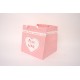 Set 2 pungi pentru flori, culoare roz, 25x25x25 cm, B.S.P. / SL1777-3