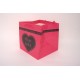 Set 2 pungi pentru flori, culoare ciclam, 25x25x25 cm, B.S.P. / SL1777-2