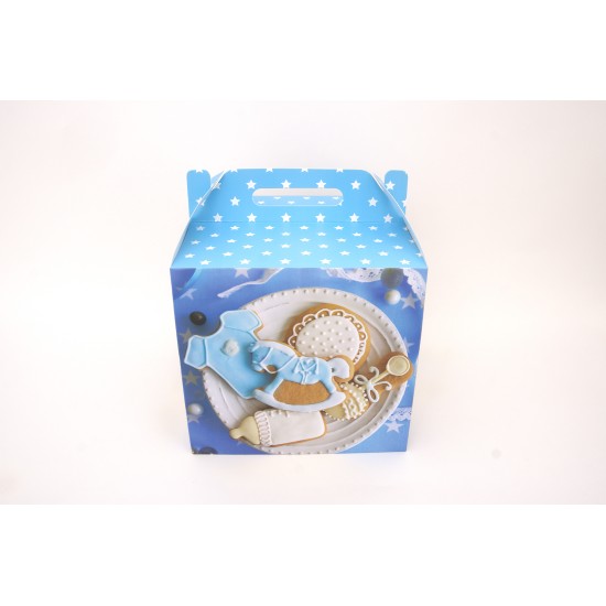 Cadou Bebelus/Nou-Nascut, Bleu, 28X28X26 cm, B.S.P. SL178-1