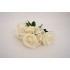Buchet trandafiri artificiali, culoare crem, H 45 cm, B.S.P. / SL1785-3