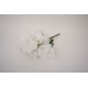 Buchet trandafiri artificiali, culoare alb, H 45 cm, B.S.P. / SL1785-1