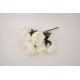 Buchet bujori artificiali, culoare crem, H 45 cm, B.S.P. / SL1786-2