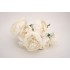 Buchet bujori artificiali, culoare crem, H 45 cm, B.S.P. / SL1786-2