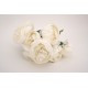 Buchet bujori artificiali, culoare crem, H 45 cm, B.S.P. / SL1786-2