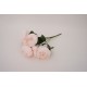 Buchet bujori artificiali, culoare roz deschis, H 45 cm, B.S.P. / SL1786-7