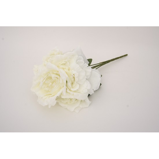 Buchet 5 flori artificiale, culoarea untului, H 45 cm, B.S.P. / SL1788-5